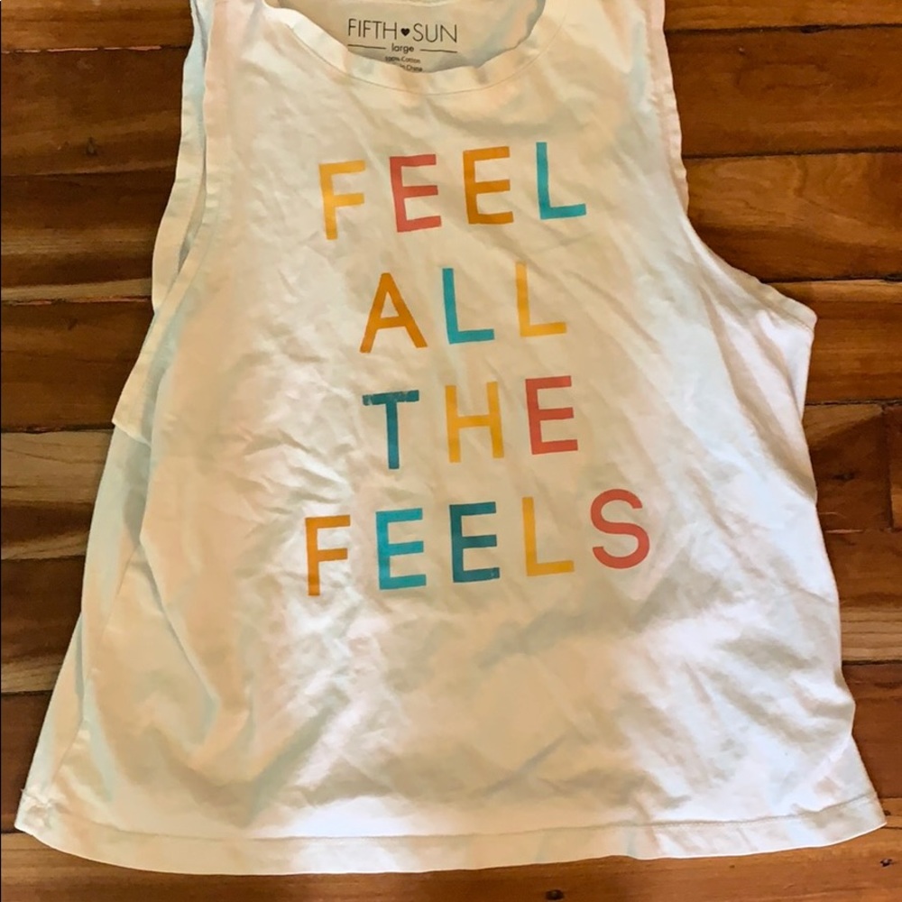 FIFTH AND SUN MUSCLE TEE